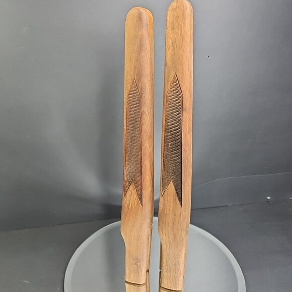 1950-60s Winchester Authentic Black Walnut Wood Cut For Lamp Making Crafts CA - Picture 6 of 16